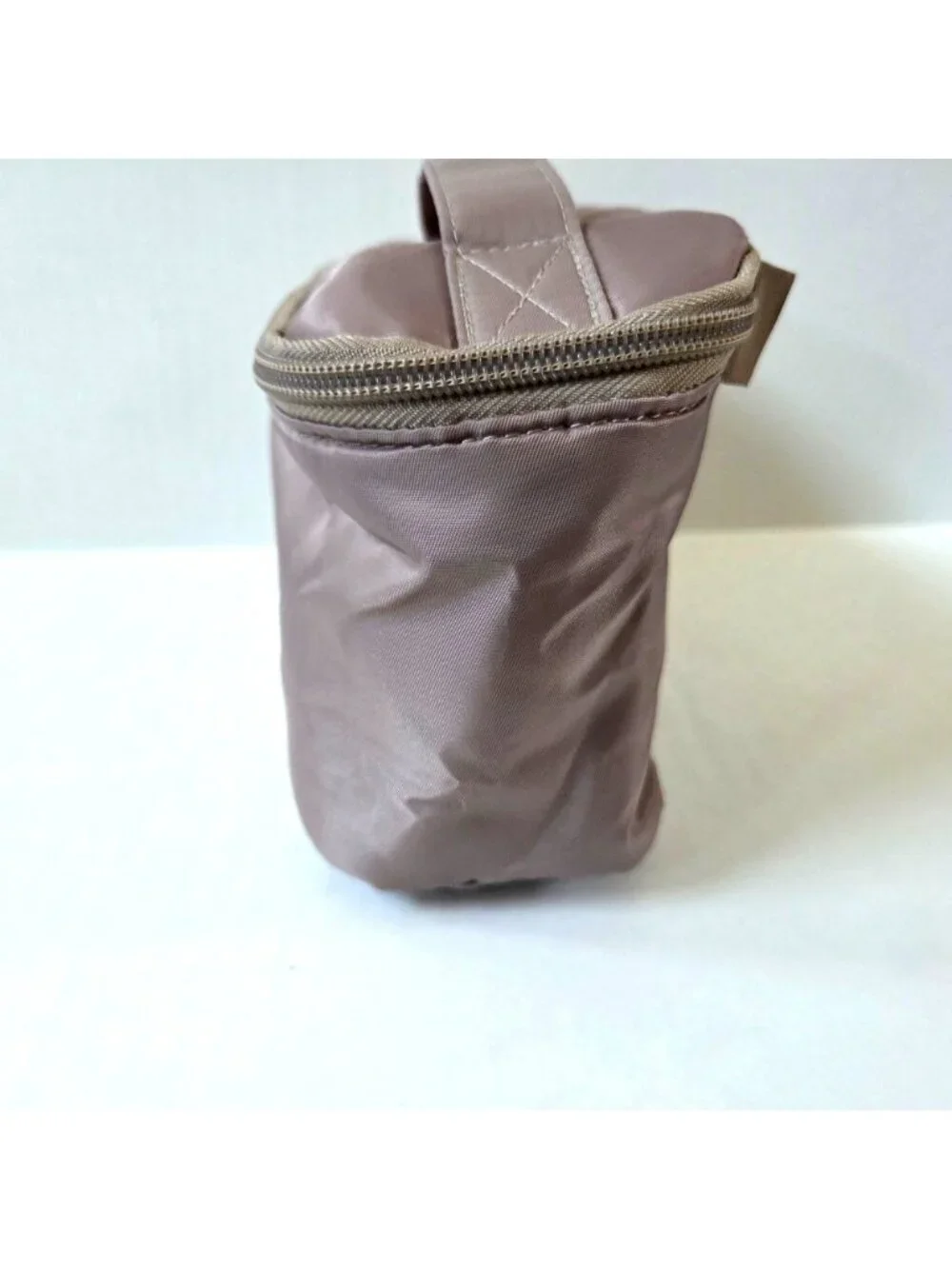 Lug Dolly Short Cosmetics Makeup Toiletry Travel Case Taupe